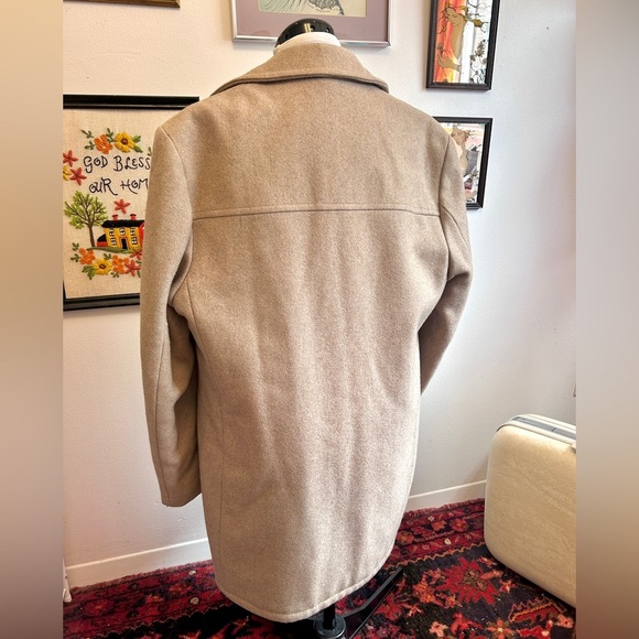 Vintage Sears The Men’s Store Wool Coat Classic 70s/80s Dress Overcoat - Picture 12 of 15